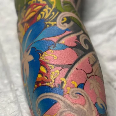 Японская татуировка. Slava Filitov tattoo 040