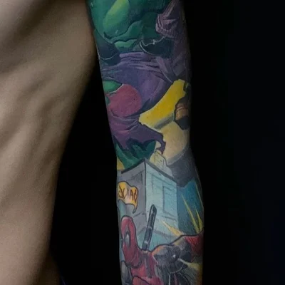 Японская татуировка. Slava Filitov tattoo 045