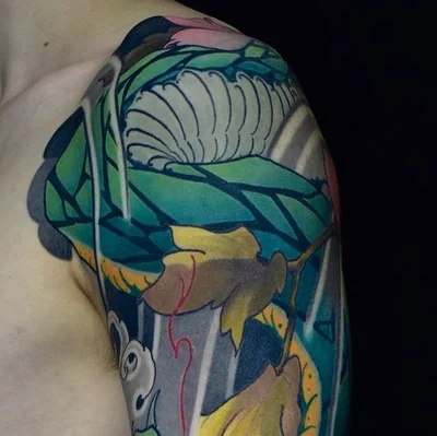 Японская татуировка. Slava Filitov tattoo 047