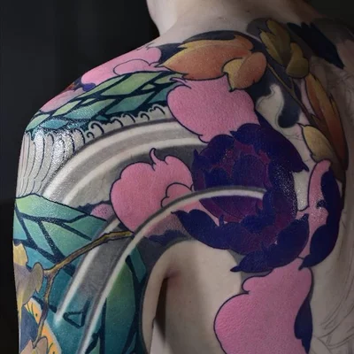 Японская татуировка. Slava Filitov tattoo 048