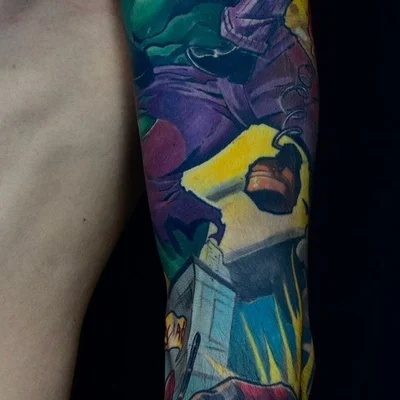 Японская татуировка. Slava Filitov tattoo 049