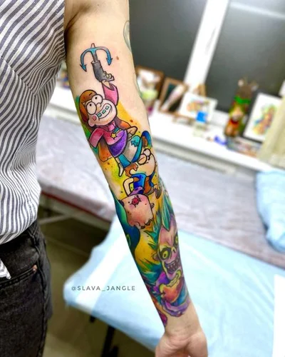 Тату Москва Slava Jangle tattoo 010