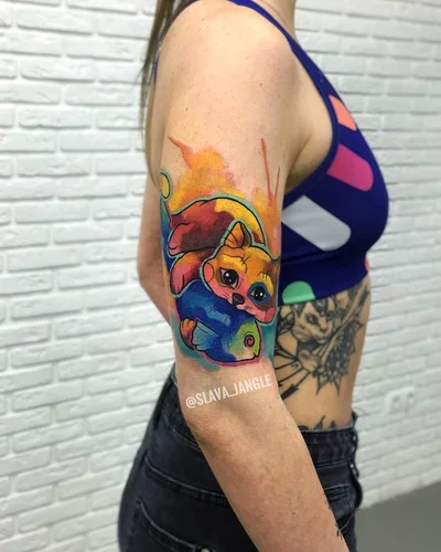 Тату Москва Slava Jangle tattoo 017