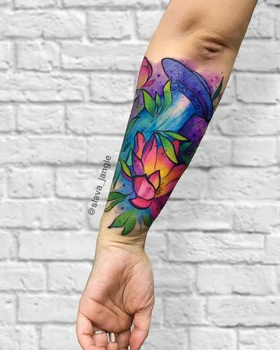 Тату Москва Slava Jangle tattoo 018