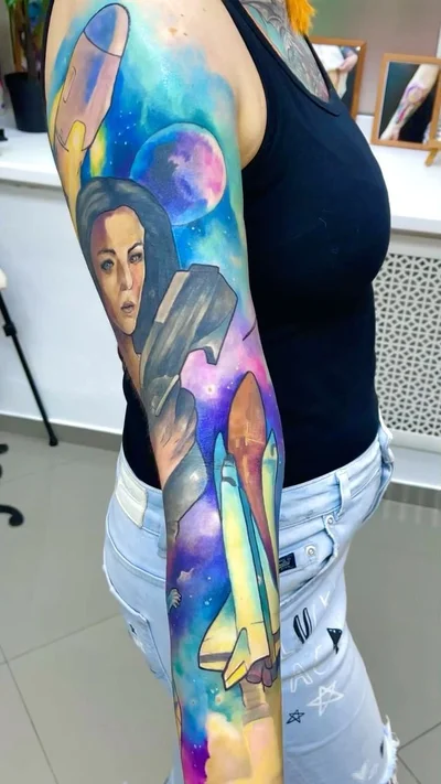 Тату Москва Slava Jangle tattoo 026