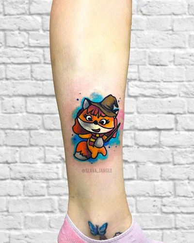 Тату Москва Slava Jangle tattoo 035