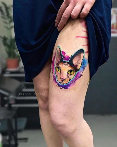 Тату Москва Slava Jangle tattoo 041