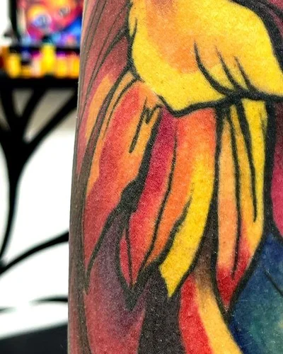 Тату Москва Slava Jangle tattoo 050