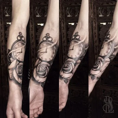 Sleepy Lily tattoo 013