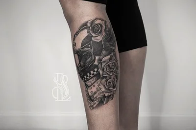 Sleepy Lily tattoo 018