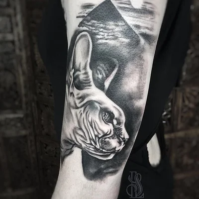 Sleepy Lily tattoo 020