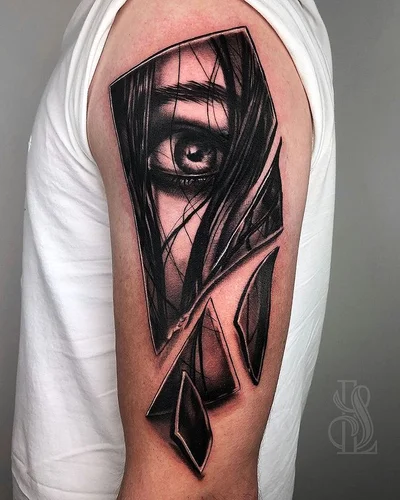 Sleepy Lily tattoo 023