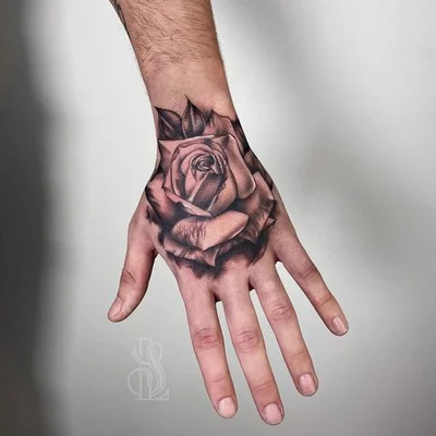 Sleepy Lily tattoo 050