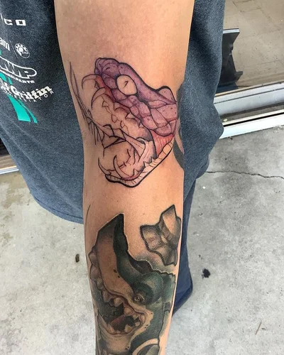 Slimer tattoo 011