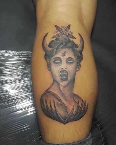 Slimer tattoo 027