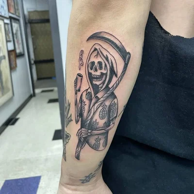 Slimer tattoo 031