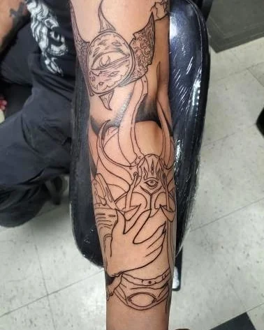 Slimer tattoo 038