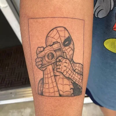 Slimer tattoo 041