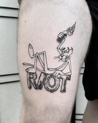 никто tattoo 020