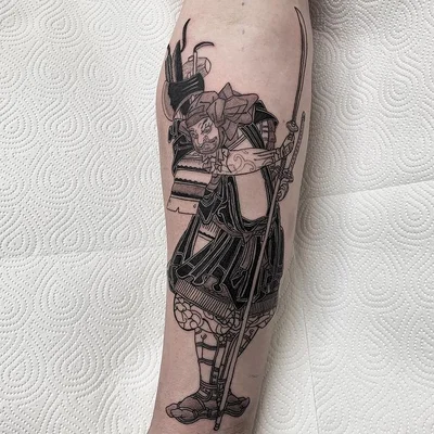 никто tattoo 033