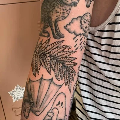 𝔄𝔦𝔩𝔰𝔞 ℜ𝔥𝔦𝔞𝔫𝔫𝔬𝔫 tattoo 044