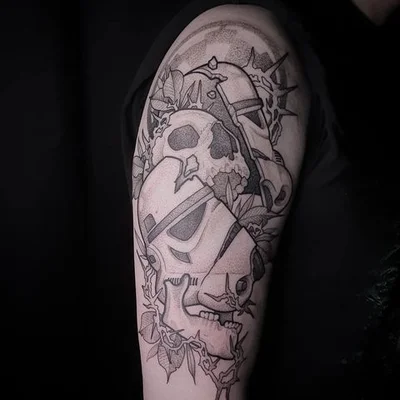 Snip Art tattoo 013