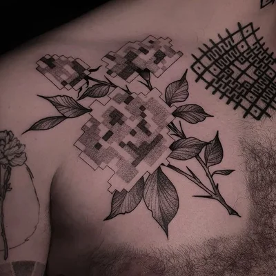 Snip Art tattoo 022