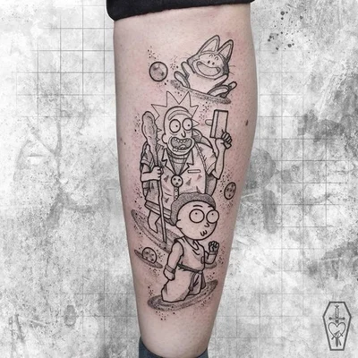 Snip Art tattoo 025
