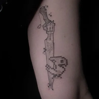 Snip Art tattoo 027