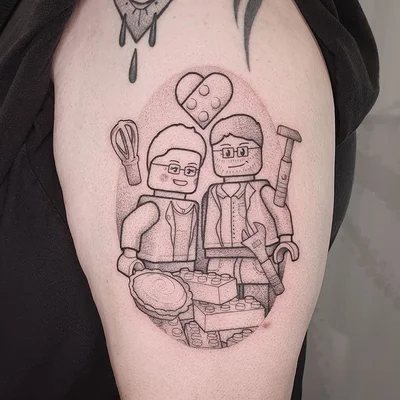 Snip Art tattoo 044