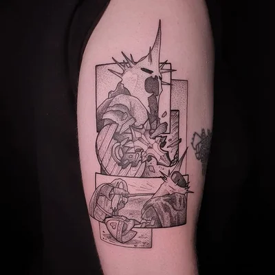Snip Art tattoo 045