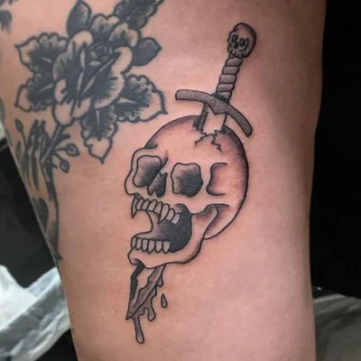 Spencer/Sock tattoo 008