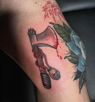Spencer/Sock tattoo 036