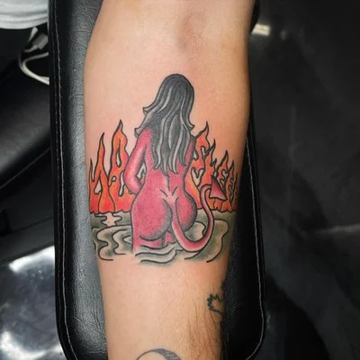Spencer/Sock tattoo 043