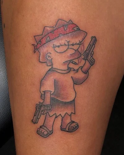 Spencer/Sock tattoo 045
