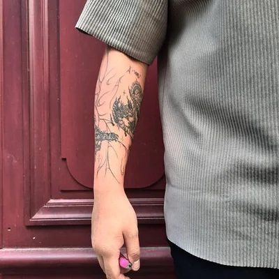Solent Poker Star tattoo 022