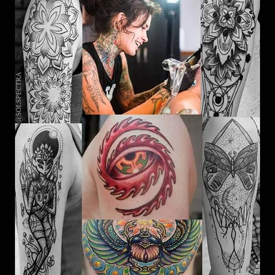 Soleil (or Sol) Spectra tattoo 018