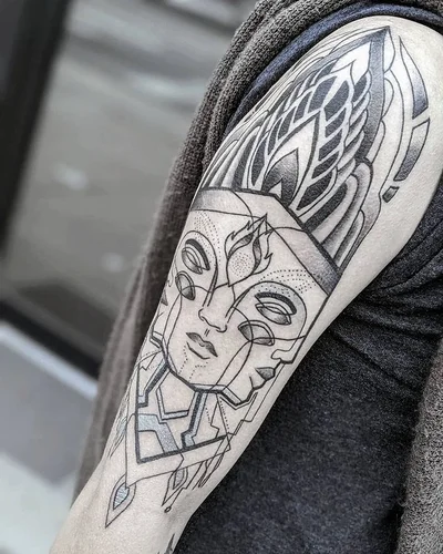 Soleil (or Sol) Spectra tattoo 024