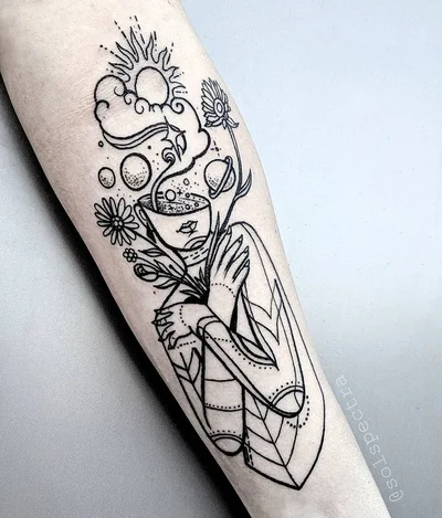 Soleil (or Sol) Spectra tattoo 044