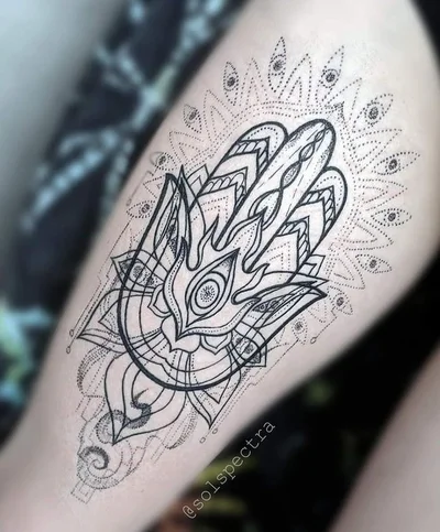 Soleil (or Sol) Spectra tattoo 045