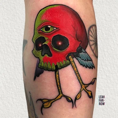 Spitting Wisdom tattoo 007