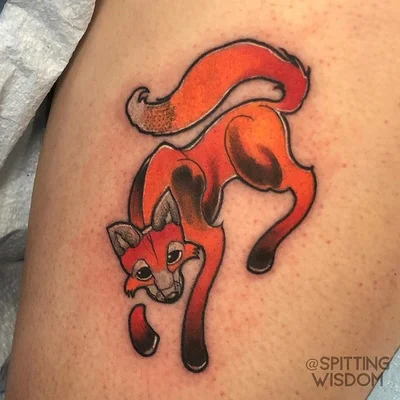 Spitting Wisdom tattoo 008