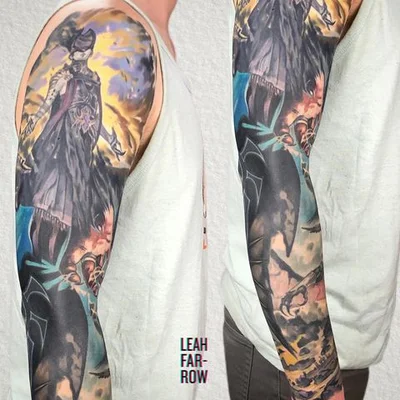 Spitting Wisdom tattoo 012