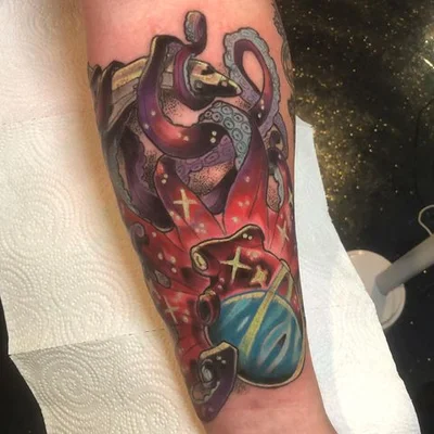 Spitting Wisdom tattoo 016