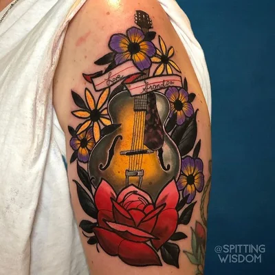 Spitting Wisdom tattoo 022