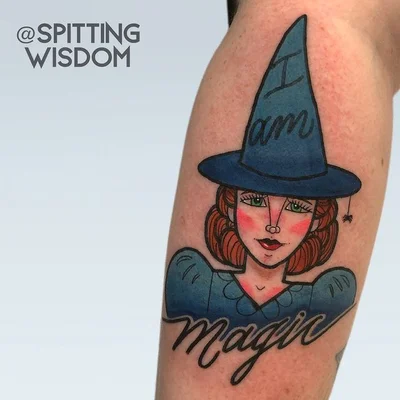 Spitting Wisdom tattoo 023