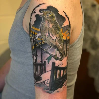 Spitting Wisdom tattoo 024