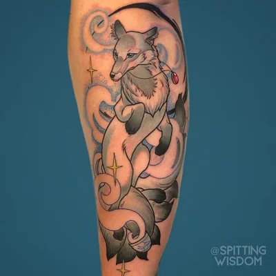 Spitting Wisdom tattoo 027