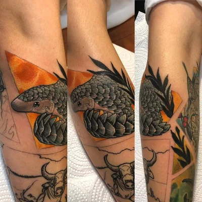 Spitting Wisdom tattoo 028
