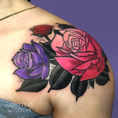 Spitting Wisdom tattoo 042
